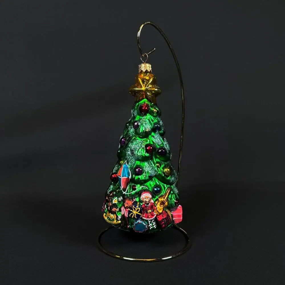 Vintage Christopher Radko SPRUCED UP SPRUCE Tree Ornament 7